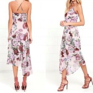 KEEPSAKE the Label Pink Floral High Low Dress